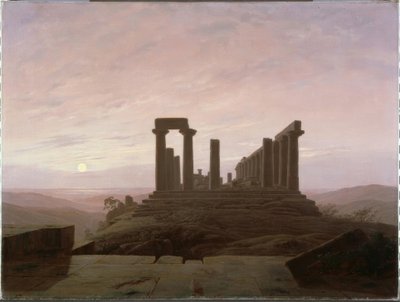 Temple of Juno in Agrigento by Caspar David Friedrich
